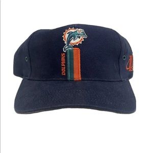 Vintage 1990's Miami Dolphins Logo Athletic NFL Pro Line Adjustable Hat NWOT